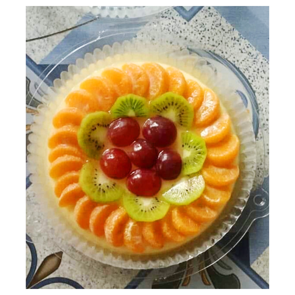 ( ISI 50 PCS ) Mika Kue Bolu Bulat/Chifon 18   Mika Kue Bolu Kekinian 18