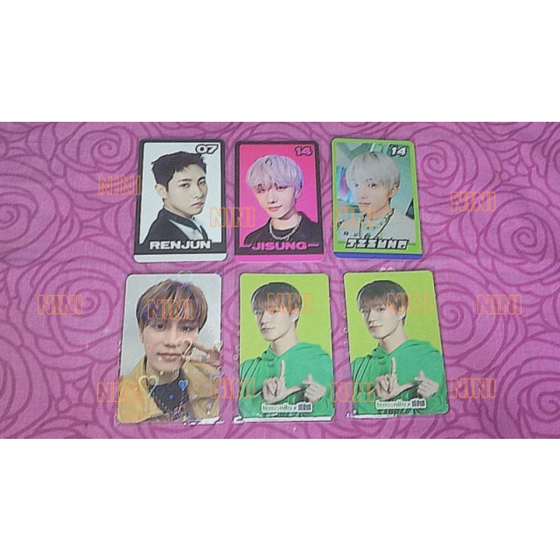 Official PC Photocard Tc Glitch Mode Glimo A B VER Renjun Jisung Taeil Earthquake Jeno Lemonilo