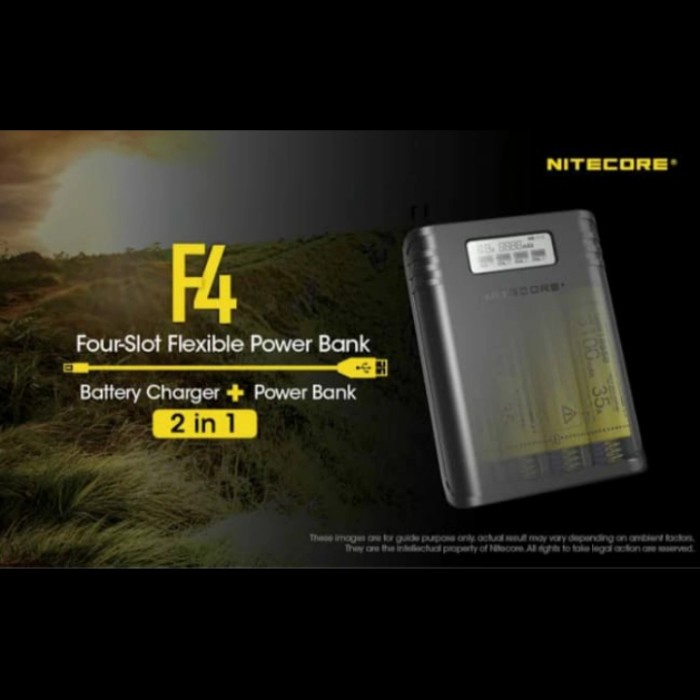 BATTERY CHARGER + POWER BANK NITECORE F4