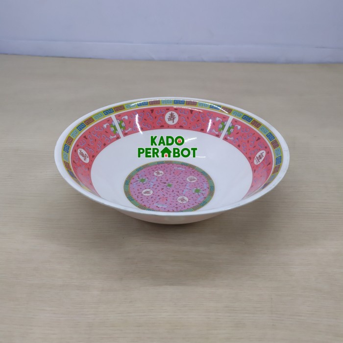 mangkok meishing melamine 908 - mangkok melamin cantik - mangkok motif