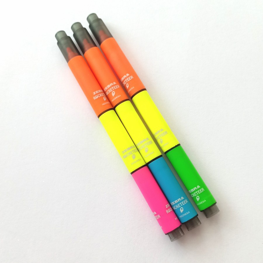 

Stabilo Rocketeer 3 Warna Mini (Hijau, Kuning, Orange) Highlighter