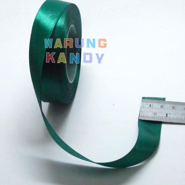 

Pita Saten 1" 25Y Hijau Daun 27 - PAK