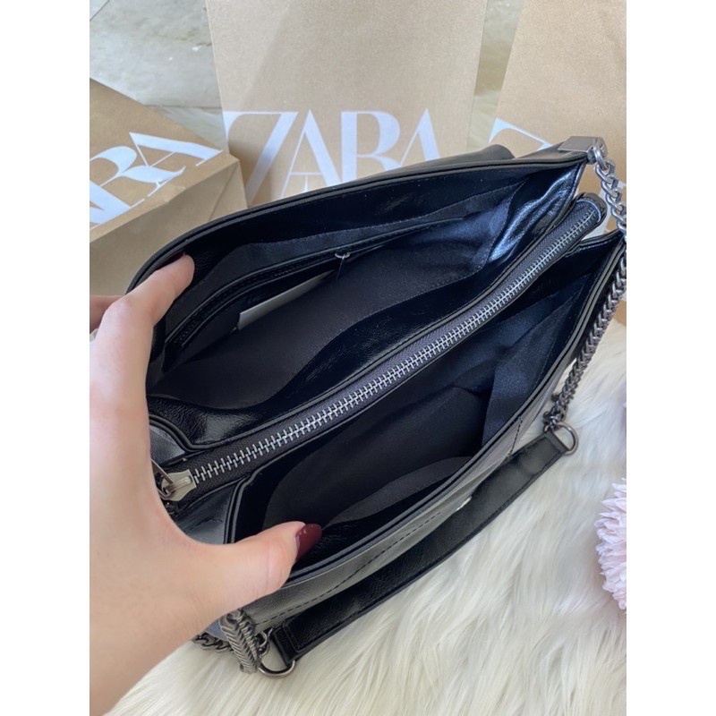 tas zara carpenter tote + paperbag / zara shoulder crossbody bag