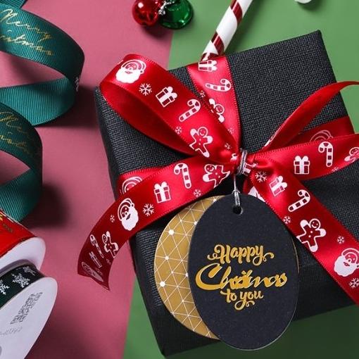 

(Harga 15Meter) Pita Natal Christmas Pita merry christmas lebar 1cm nw