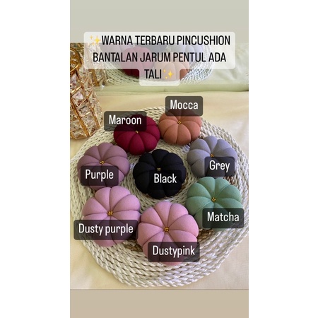 ✨TREEA STORE✨ PINCUSHION JUMBO TEMPAT JARUM PENTUL ADA TALI  Bantalan Jarum Gelang