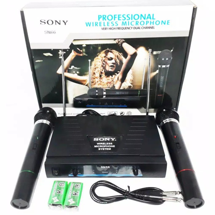 Mic Sony Sn-66 Microphone Wireless Sony Sn-66