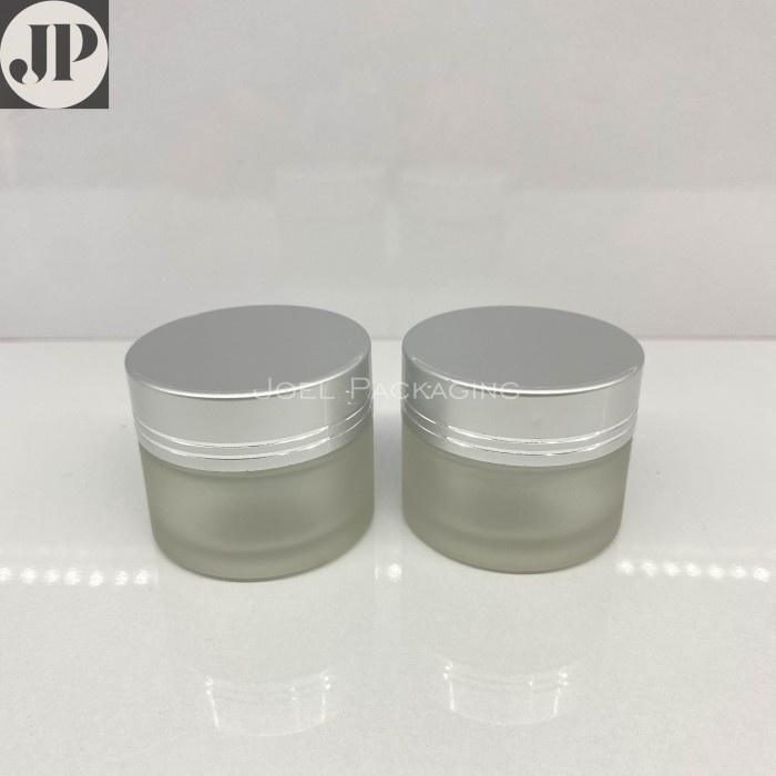 POT KACA 15 GR POT CREAM 15GR POT COSMETIK 15 GR SILVER FROSTED