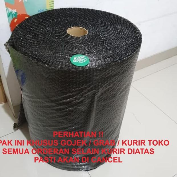 

[GO SEND] Bubble Wrap 50m x 60cm BLACK Harga Promo
