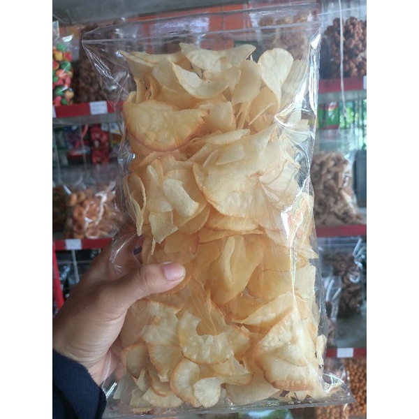 

kripik singkong original asin gurih 200 gram renyah