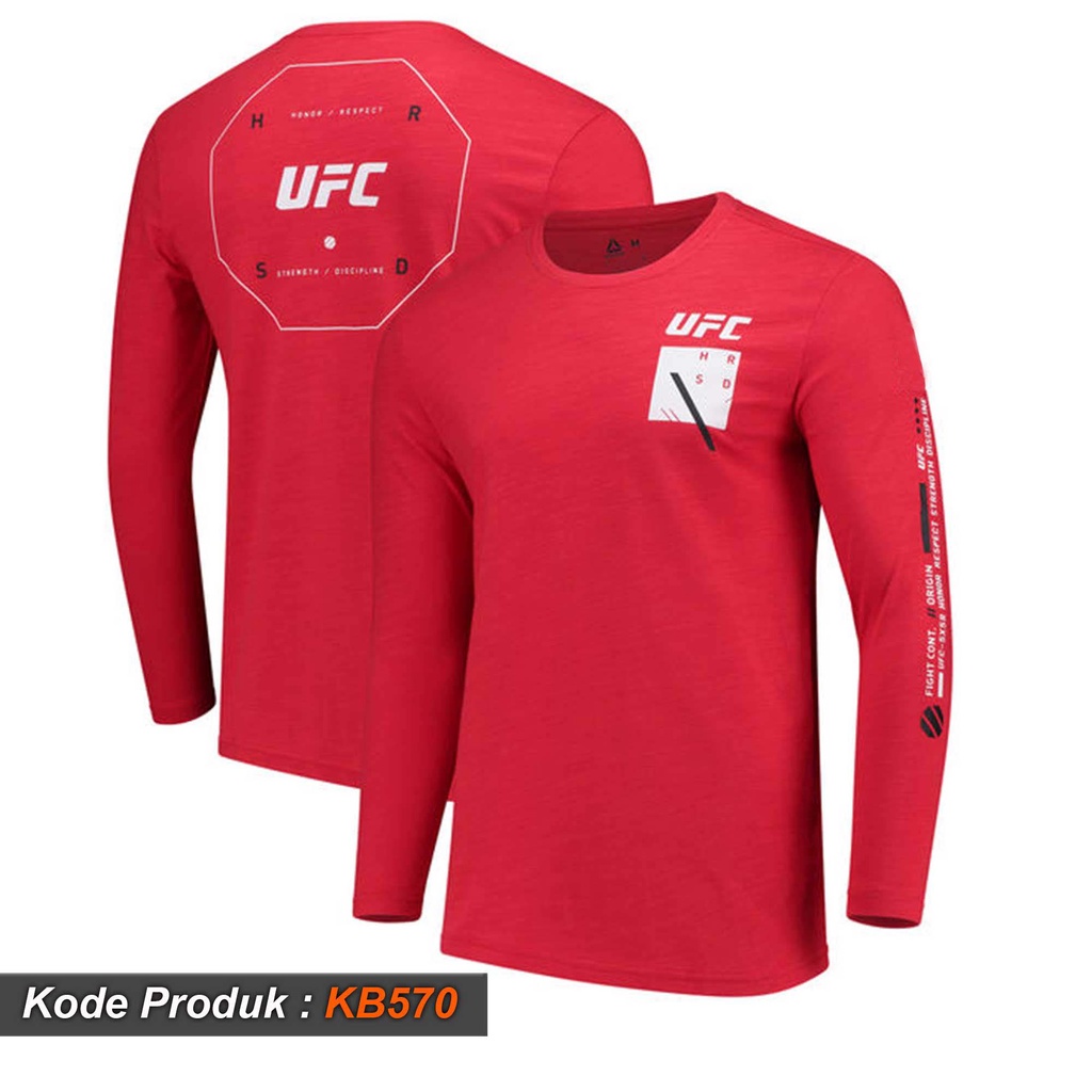 KAOS UFC LENGAN PANJANG, TSHIRT UFC, BAJU UFC, KAOS MMA, KAOS UFC