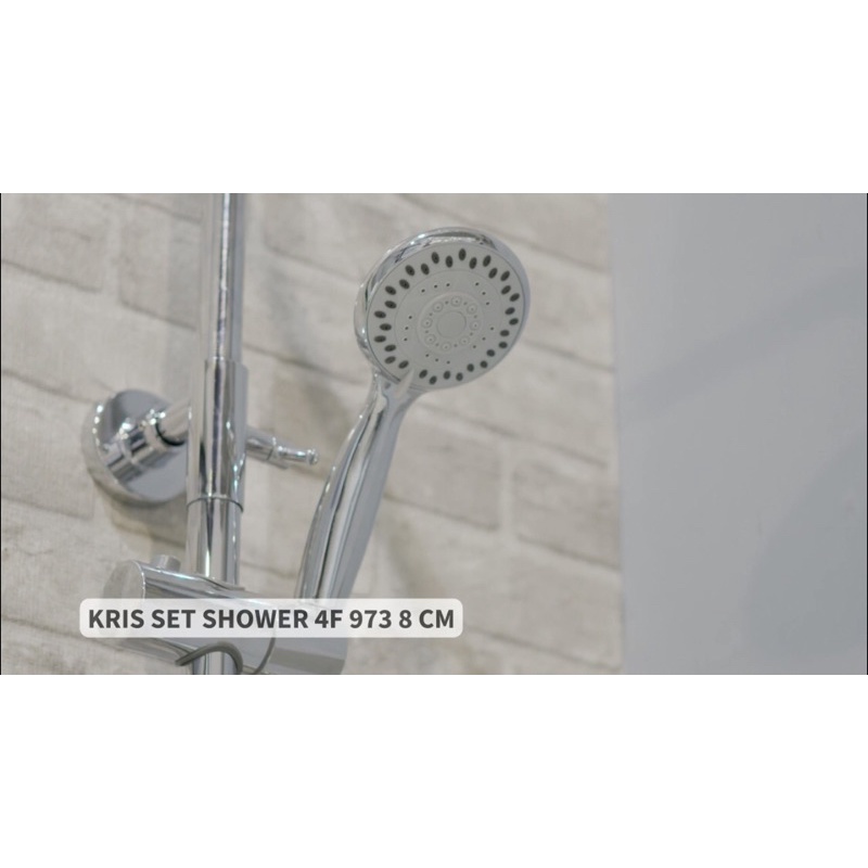 KRIS SET HAND SHOWER 8 /ACE SHOWER SET KRIS 4F D8CM/ACE PERLENGKAPAN KAMAR MANDI/ACE PERALATAN MANDI