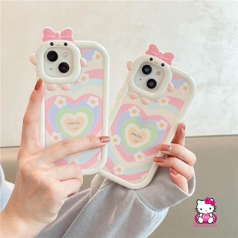 Soft Case TPU Motif Hati / Bunga / Monster 3D Warna Gradasi Untuk Redmi 9A 9C 10C 10A 9C NFC 9T POCO M3