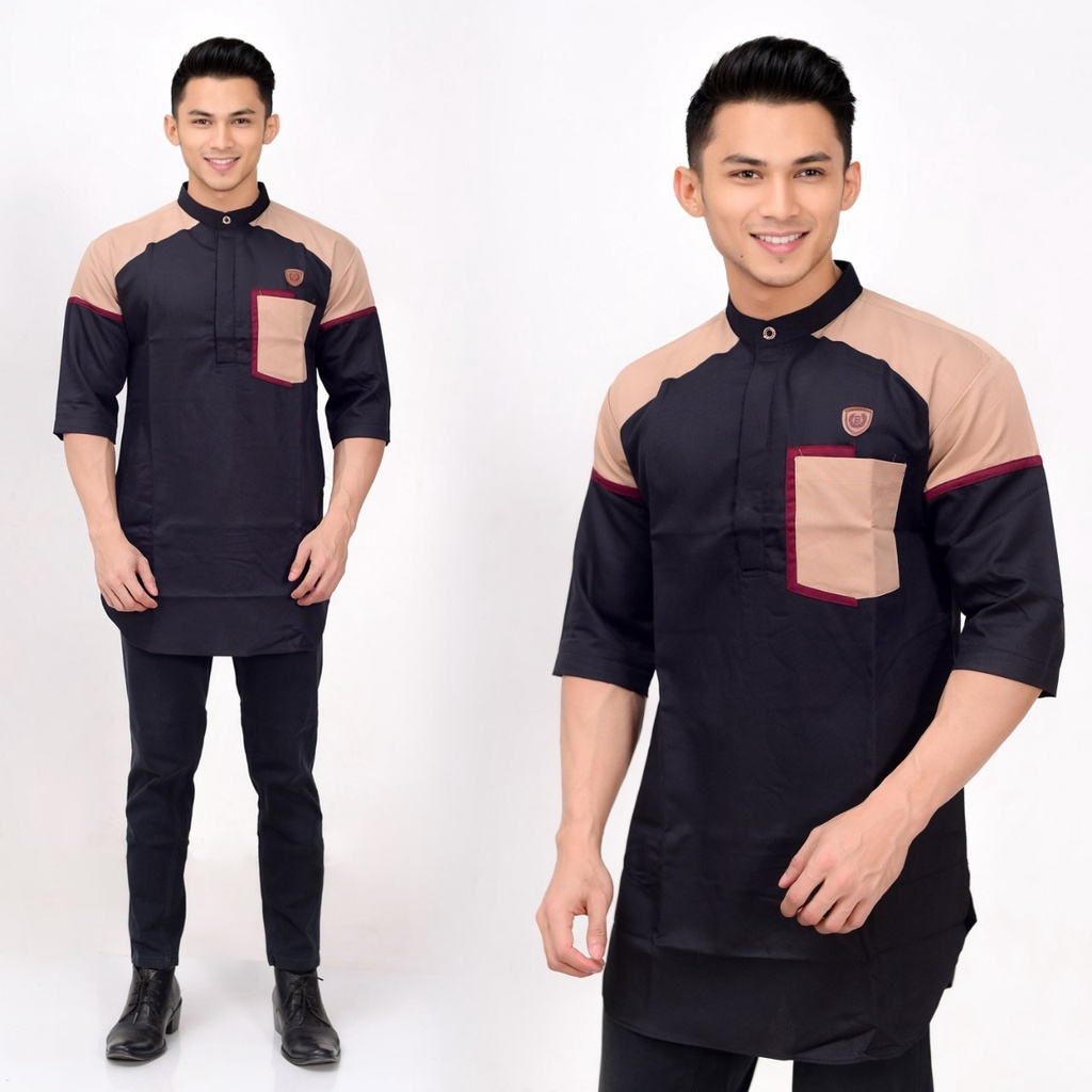 Baju Koko Pria Terbaru Koko Kurta Turki Lengan Panjang Kemeja Koko Turki Dewasa Toyobo Import
