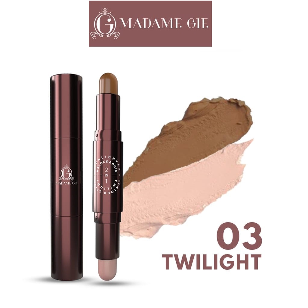 MADAME GIE Catch The Gleam | Blinded by Drama Highlighter | Catch Shadow Contour | Halographic 2-in-1