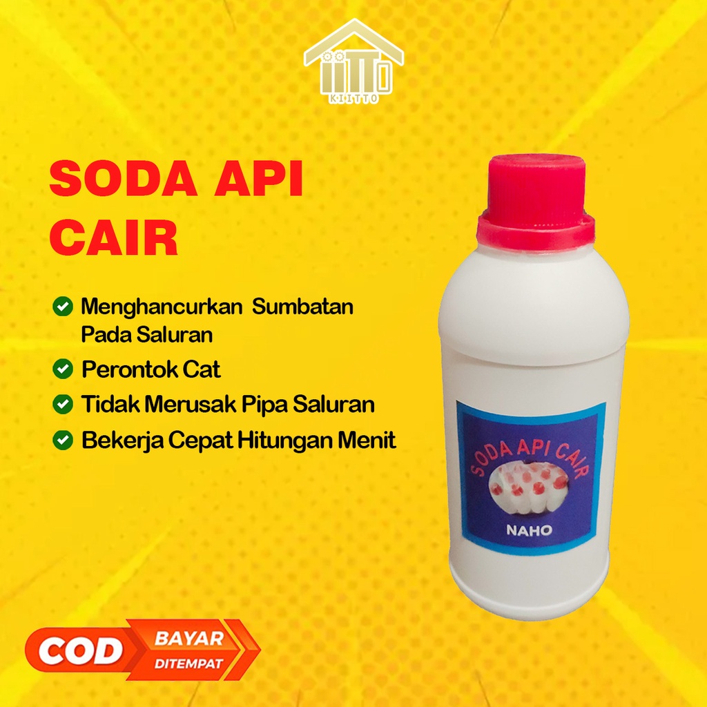 SODA API CAIR / CAIRAN ANTI SUMBAT WC / PEMBERSIH SALURAN PIPA / PERONTOK CAT