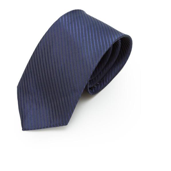 Alisan Dasi Salur Biasa Biru Dongker ALDS002