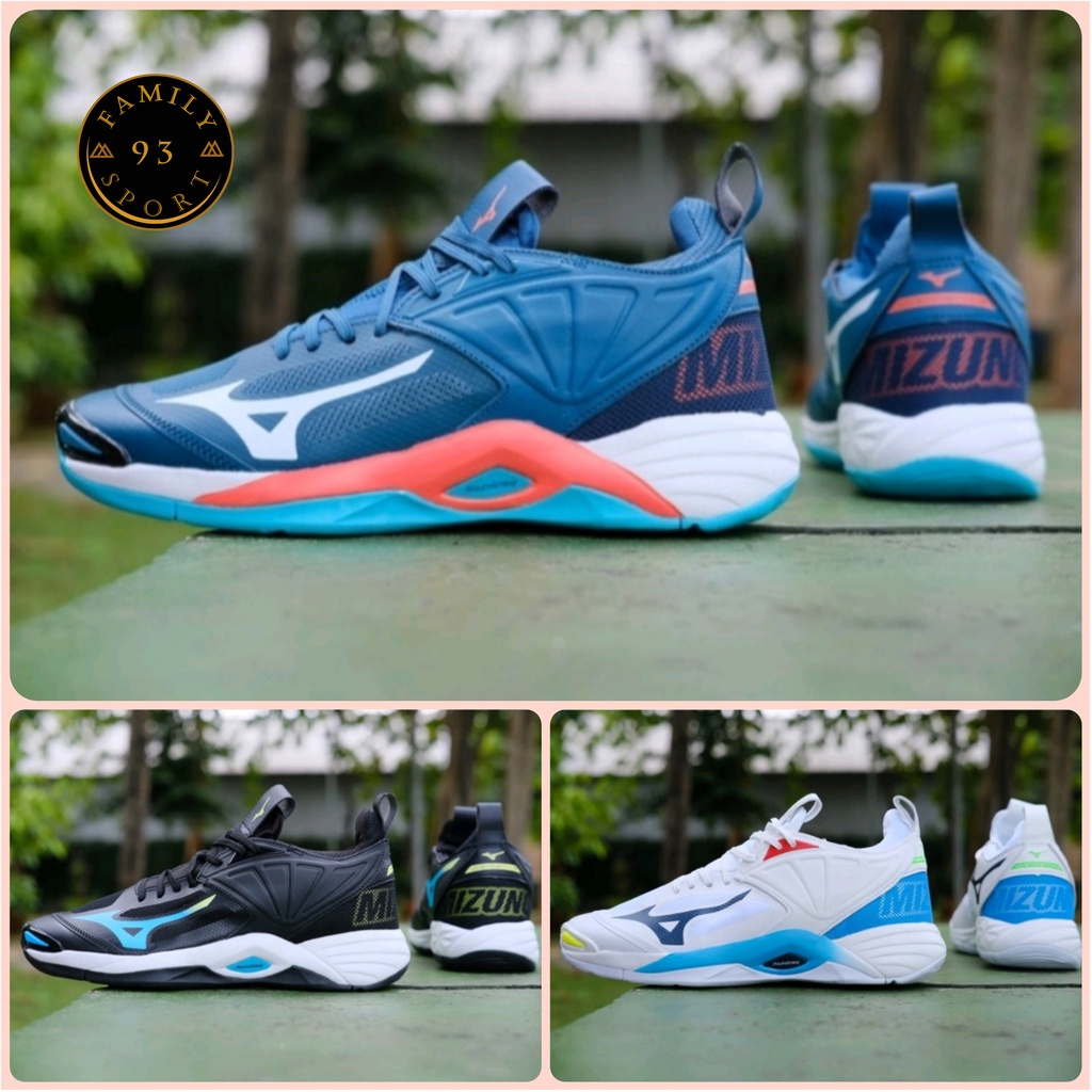 Sepatu Volly Mizuno Wave Momentum Sepatu badminton / Lari dan Tennis Terlaris / Sepatu voli ball / S