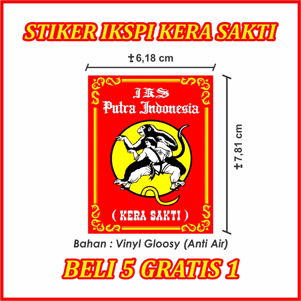

STIKER IKSPI KERA SAKTI ANTI AIR