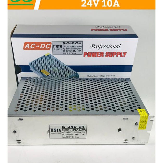 POWER SUPPLY 24V 10A / PSU 24V 10A SMPS TRAFO SWITCHING POWER