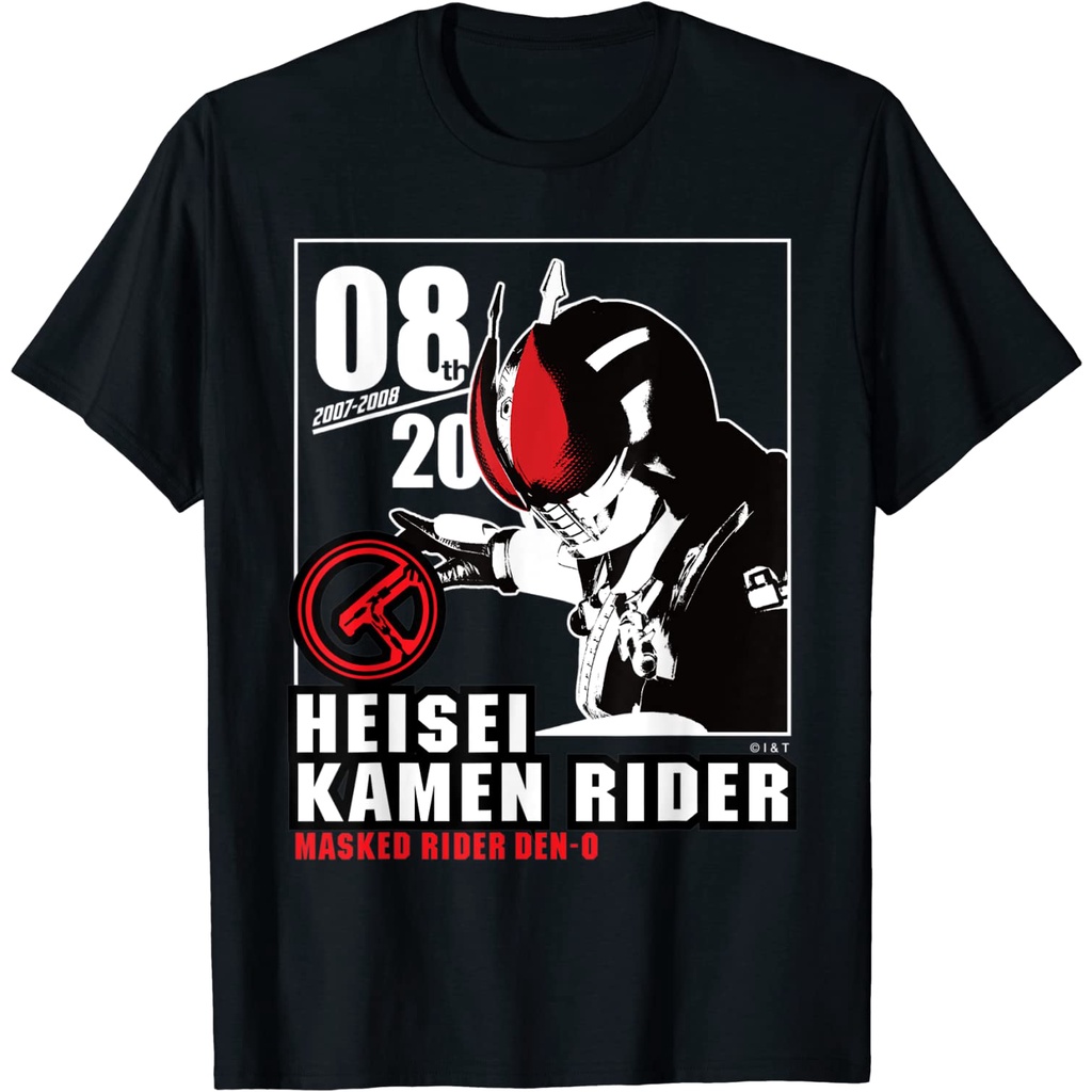 Kaos Baju Dewasa Pria Wanita Design Print Kamen Rider Den-O Heisei Rider Anniversary T-Shirt