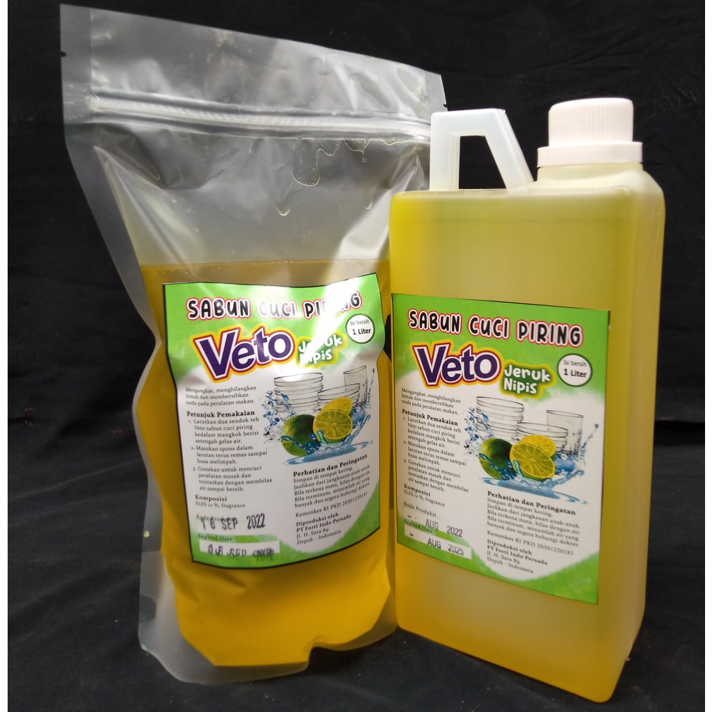 VETO Sabun Cuci PIRING 1 Liter