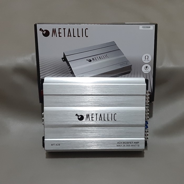 4 CHANNEL HIGH POWER AMPLIFIER CLASS AB METALIC METALLIC MA-4900 MA490