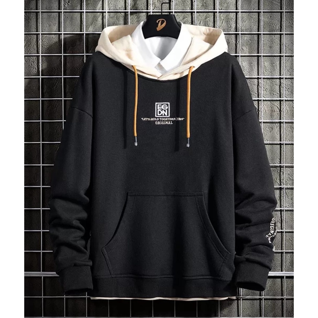 SWEATER HOODIE PRIA EGDN TEBAL TERBARU