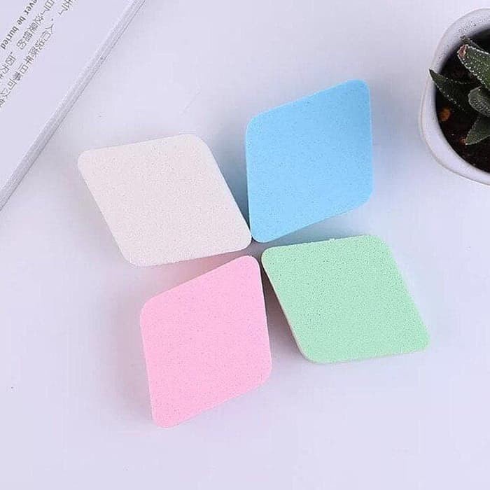Spon Bedak Padat / Spons Bedak Padat / Sponge Set Spons Isi 4