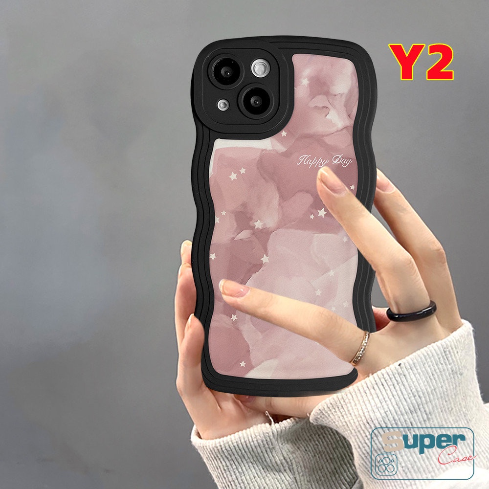 Way Edge Couple Case Untuk Redmi 9T 12C 10a1 9A 9C Nfc9 10A 10C A1+Redmi Note10 11 9Pro 11Pro+8 9 POCO X3 NFC Pro M3 Note 9s 11s 10s 11 10 Pro Max Soft Halo Dyed Cat Air Cas