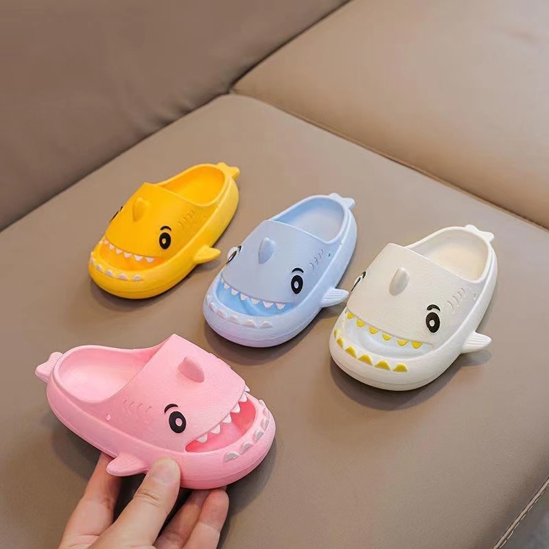 PROMO 12.12 PUNCAK Okaybaby B198 Sandal BABY SHARK Anak Laki laki Perempuan Bahan Bagus Model Lucu Import Termurah Kekinian Sendal Casual