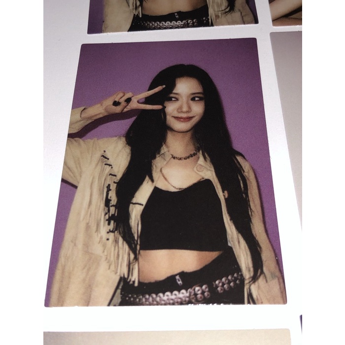 KPOP BLACKPINK - THE ALBUM OFFICIAL PHOTOCARD & BENEFIT JISOO