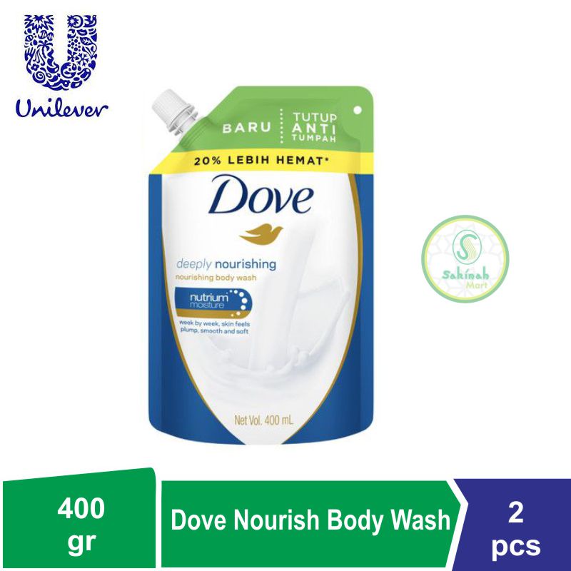 PROMO Dove Deep Nourish Body Wash 400ml Buy 1 GET 1 For FREE (Beli 1 Gratis 1)