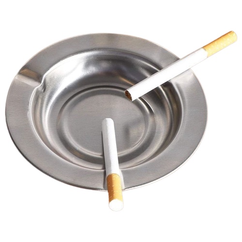 Anti Pecah Asbak rokok Stainless steel Bulat Murah ashtray kaleng asbak murah