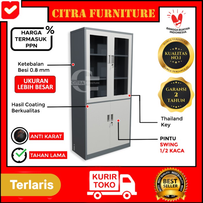 

Filling Cabinet Lemari Arsip 2 Pintu Swing