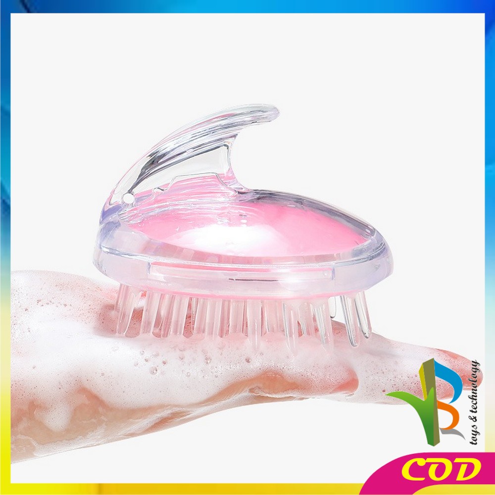 RB-C283 Sikat Kepala Keramas Shower Brush / Spons Mandi Sisir Keramas / Sikat Mandi Silikon / Sikat Rambut Keramas