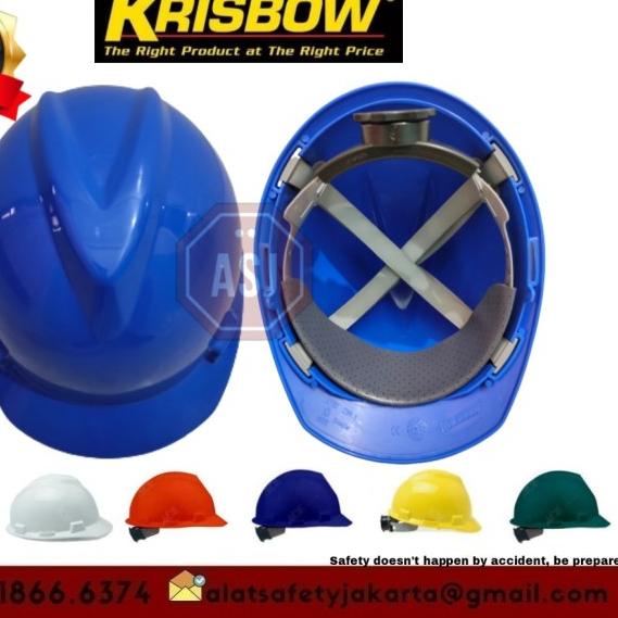 Helm Safety Proyek KRISBOW / Helm Proyek KRISBOW - Putih