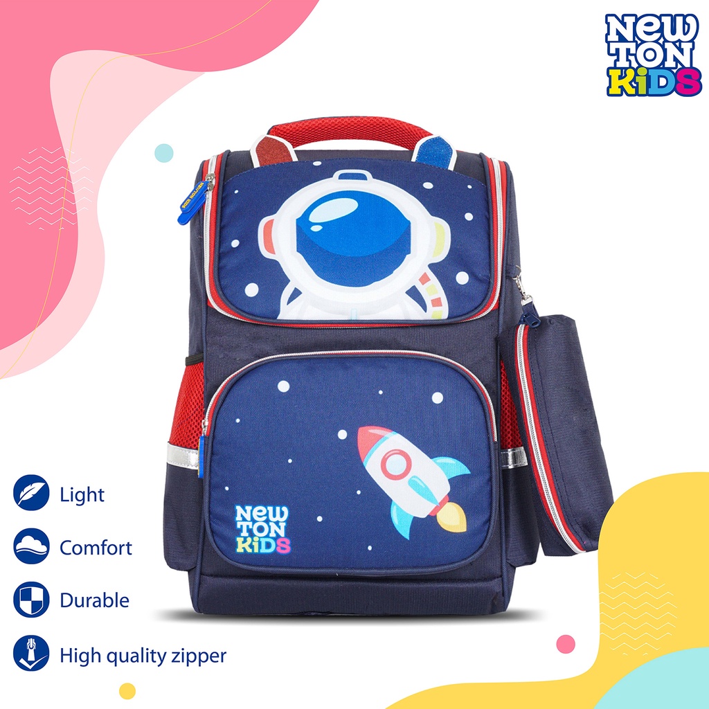 Newtonkids - Tas Ransel Susun Anak Terbaru/Tas Ransel Sekolah SD/Tas Newton Kids/Tas Ransel Karakter Anak/Tas Model Terbaru