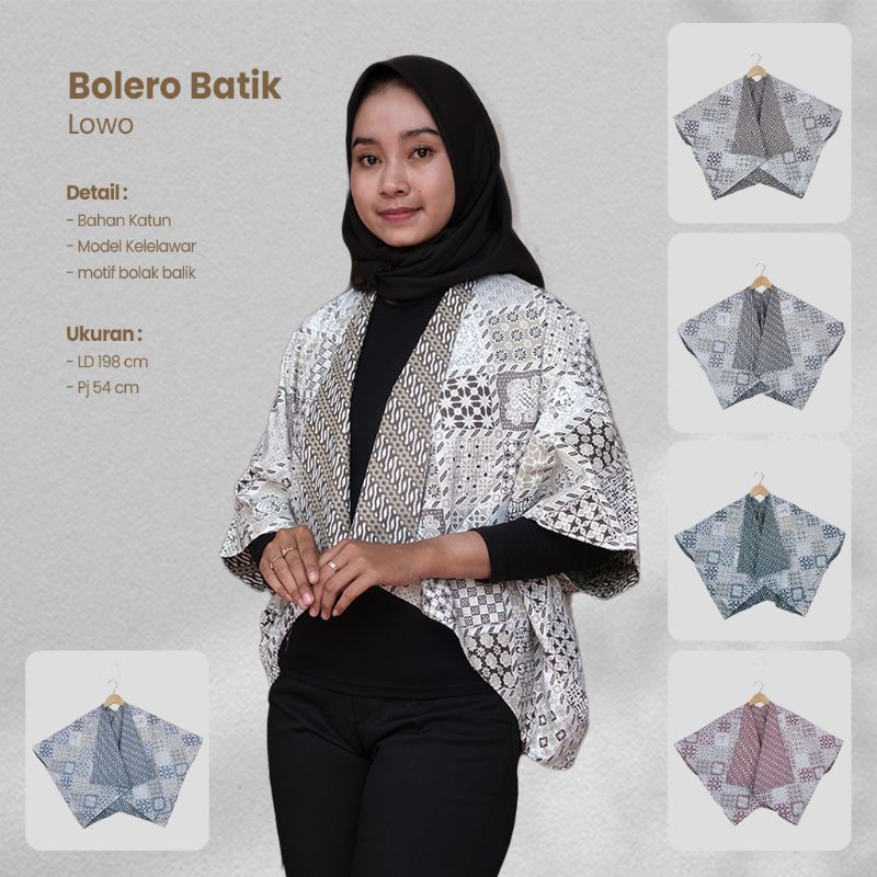 Bolero Batik Lowo - Naira Batik