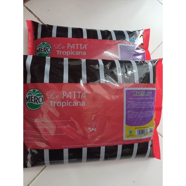 

Patta tropicana selai blueberry 5kg