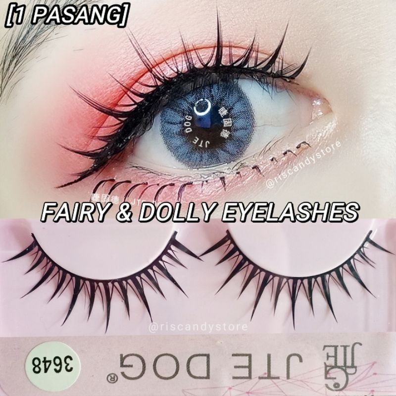 [1 Pasang] Fairy &amp; Dolly Eyelashes / Douyin Eyelashes sepasang