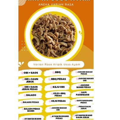 

☄ (COD) 500gram Keripik Usus Ayam Aneka Rasa/ Keripik Usus Kiloan Cemilan Snack Makanan Ringan Terlaris ₱