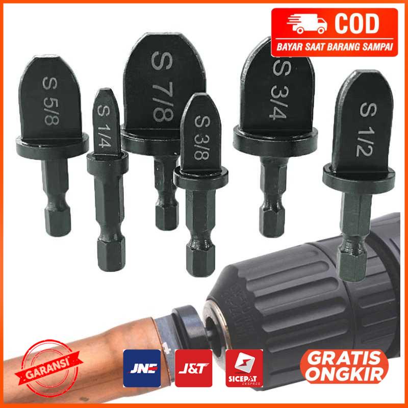 Pembesar Lubang Pipa Tube Pipe Expander Reamer Head 6PCS MW02