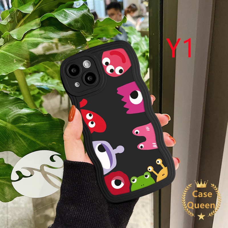 Soft Case Motif Kartun Monster Untuk Samsung A04 A23 A13 A50s A04E A12 A32 A50 A22 A53 A03s A52 A52s A33 A02s A03 A21s A30s A20 M11 A52 A3S M22 M1