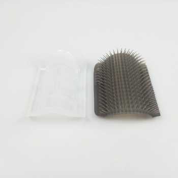 Mainan Sikat Kucing Cat Brush Corner Tickling Comb / Sisir Garuk Penggaruk Mainan Kucing Murah Berkualitas / Mainan Kucing Plus Serbuk Catnip Tempel Pojokan Tembok / Alat Pijat Kucing Cat Grooming Pet Brush Corner Tickling Comb/ Sisir Sikat Garukan Kucing