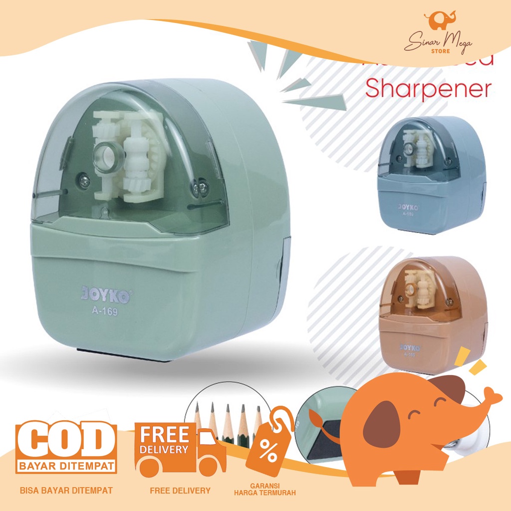 

Joyko Serutan A-169 / Rautan Serutan Sharpener Joyko Unik Murah Berkualitas