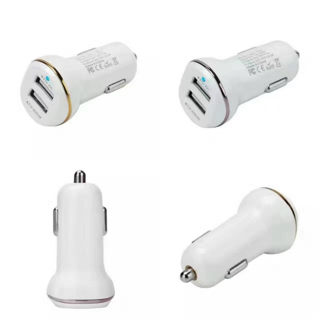 CANEL &amp; CO 5V 3.1A Car Charger Colokan Mobil steker mobil pengisi daya mobil cepat - 2 Port USB