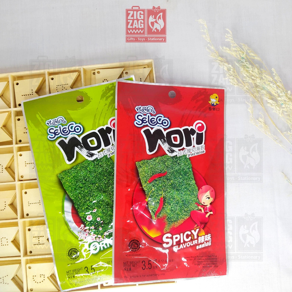 

Zigzag - Seleco Nori/Makanan Ringan Rumput Laut