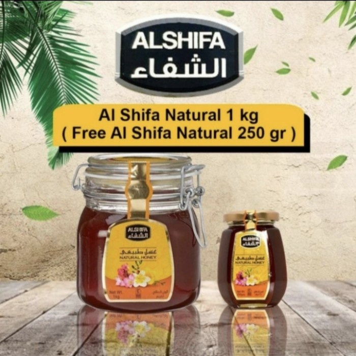

Madu alshifa 1kg promo bonus 250gr alshifa paket