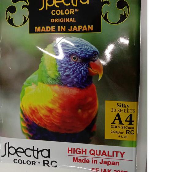 

Photo Paper Silky Spectra 260GSM High Quality