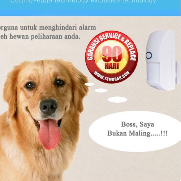 PIR Sensor - Motion PIR - Pet Immune Technology - 433MHZ GSM Alarm